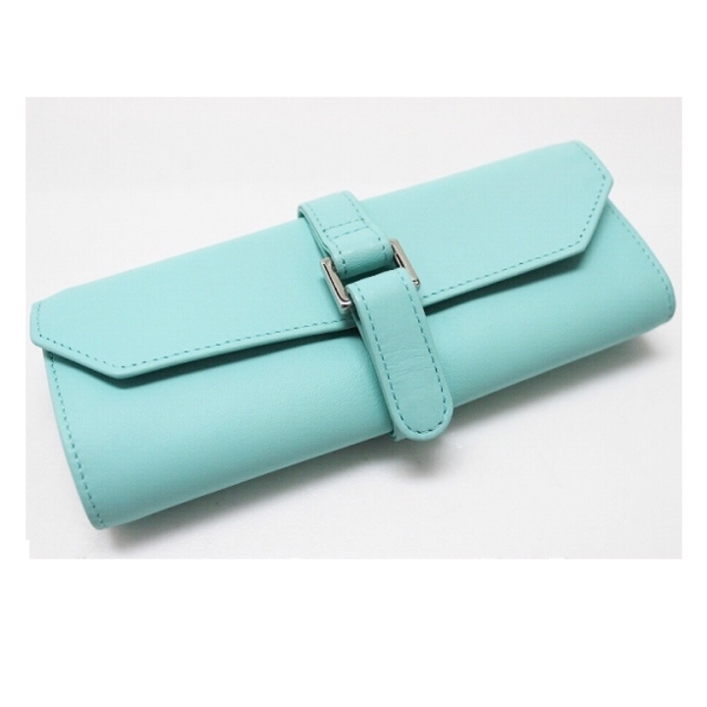 Tiffany&Co. Tiffany blue leather jewelry roll/case - Picture 2 of 9